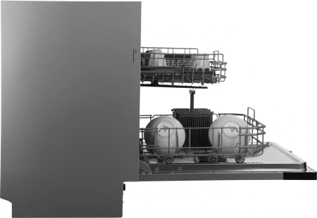 Посудомоечная машина встраив. Hyundai HBD 645 2100Вт полноразмерная нержавеющая сталь инвертер