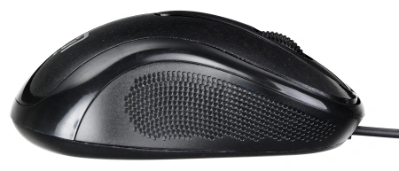 Мышь Оклик 385M черный оптическая 1600dpi USB для ноутбука 3but (1066858)