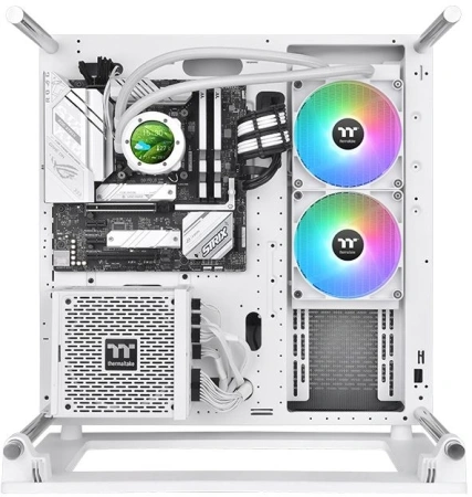 Система водяного охлаждения Thermaltake TH280 V2 Ultra Snow ARGB Soc-AM5/AM4/1200/1700/1851 белый 4-pin 34.7dB Al+Cu LCD Ret (CL-W406-PL14SW-A)