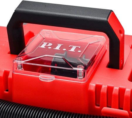 Строительный пылесос P.I.T. PVC20H-10A SOLO 200Вт (уборка: сухая/влажная) красный