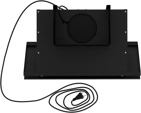 Вытяжка встраиваемая Elikor Коралл 50П-430-КЗД черный/стекло черное управление: кнопочное (1 мотор)