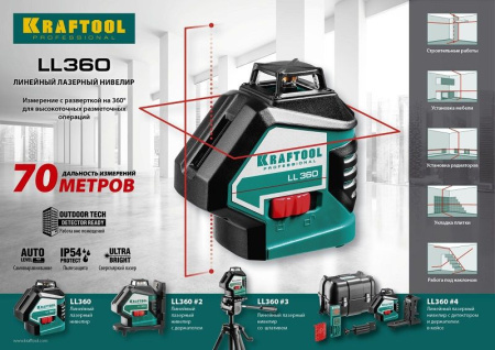 Лазерный нивелир Kraftool 34645-2