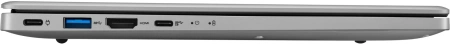 Ноутбук Osio FocusLine F140a-007 Ryzen 5 5500U 16Gb SSD512Gb AMD Radeon 14" IPS FHD (1920x1080) Windows 11 Home grey WiFi BT Cam 6000mAh