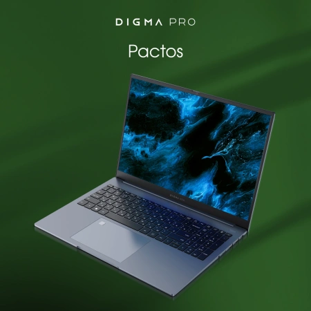 Ноутбук Digma Pro Pactos i7 1255U/16Gb/SSD512Gb/16"/IPS/FHD/W11Pro/dk.grey/6060mAh