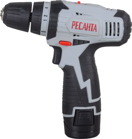 Дрель-шуруповерт Ресанта ДА-12-2Л аккум. патрон:быстрозажимной (75/14/1)