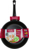 Сковорода Vari GR31224 круглая 24см покрытие: антипригарное ручка съемная (без крышки) черный (GR31224)