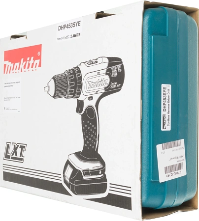 Дрель-шуруповерт Makita DHP453SYE аккум. патрон:быстрозажимной (кейс в комплекте)