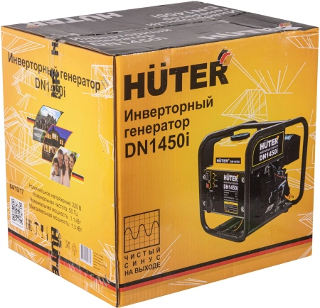Генератор Huter DN1450i 1.3кВт
