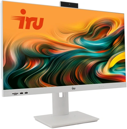 Моноблок IRU Strato 27" QHD i5 1235U (1.3) 16Gb SSD512Gb Iris Xe CR noOS GbitEth WiFi BT 65W Cam белый 2560x1440