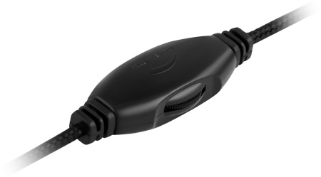 Наушники с микрофоном Оклик HS-L390G DRAGON черный/красный 1.8м мониторные оголовье (1100413)