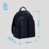 Рюкзак мужской Piquadro Blue Square Revamp CA5574B2V/BLU синий кожа