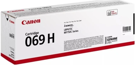 Картридж лазерный Canon 069HC 5097C002/004 голубой (5500стр.) для Canon MF752Cdw/754Cdw, LBP673Cdw