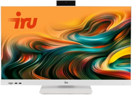Моноблок IRU Strato 27" QHD i5 1235U (1.3) 16Gb SSD512Gb Iris Xe CR noOS GbitEth WiFi BT 65W Cam белый 2560x1440