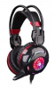 Наушники с микрофоном A4Tech Bloody G300 черный/красный 2.2м мониторные оголовье (G300 BLACK+RED)