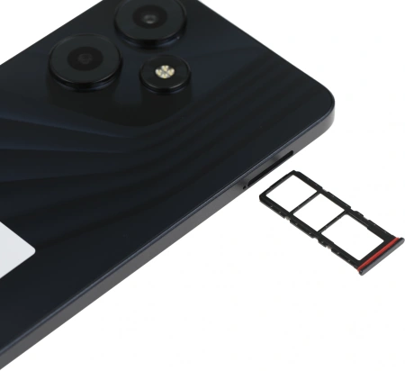 Смартфон Infinix X6831 Hot 30 128Gb 4Gb черный моноблок 3G 4G 2Sim 6.78" 1080x2460 Android 13 50Mpix 802.11 a/b/g/n/ac NFC GPS GSM900/1800 GSM1900 TouchSc FM microSD max1024Gb