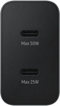 Сетевое зар./устр. Samsung EP-T5020 50W 3A (PD) 2xUSB type-C для Samsung черный (EP-T5020XBEGEU)