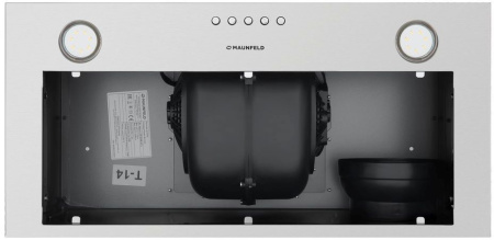 Вытяжка встраиваемая Maunfeld Crosby Power 50 нержавеющая сталь управление: кнопочное (1 мотор)