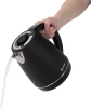 Чайник электрический Vitek VT-1161 1.7л. 2200Вт черный корпус: сталь