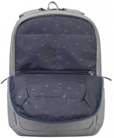 Рюкзак для ноутбука 15.6" Riva 7760 серый полиэстер женский дизайн