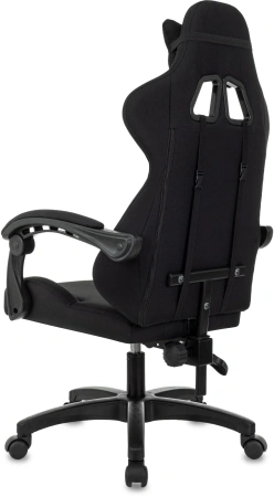 Кресло игровое Zombie Void черный/серый с подголов. крестов. пластик