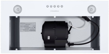 Вытяжка встраиваемая Maunfeld Crosby Singl 5028 белый управление: кнопочное (1 мотор)