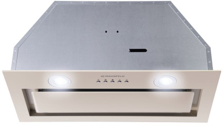 Вытяжка встраиваемая Maunfeld TRAPEZE 602IG бежевый управление: кнопочное (1 мотор)