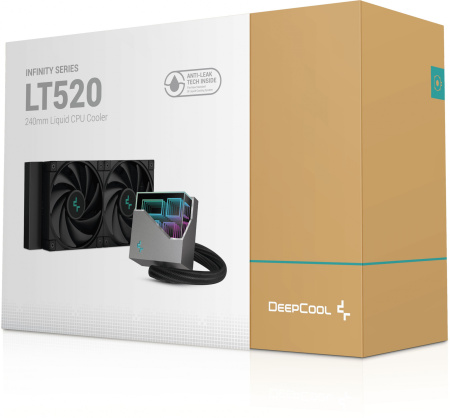 Система водяного охлаждения Deepcool LT520 Soc-AM5/AM4/1151/1200/1700 4-pin 28.2-32.9dB Al 280W 1504