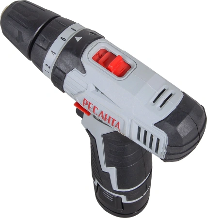 Дрель-шуруповерт Ресанта ДА-12-2Л аккум. патрон:быстрозажимной (75/14/1)