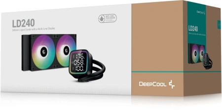 Система водяного охлаждения Deepcool LD240 Soc-AM5/AM4/1151/1200/1700 4-pin Al LED Ret