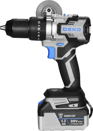 Дрель-шуруповерт Deko DKCID20 PRO аккум. патрон:быстрозажимной (085-1068)