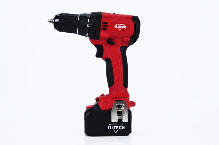 Дрель-шуруповерт Elitech ДА 12БЛ2 (Е2201.001.02) аккум. патрон:быстрозажимной (кейс в комплекте) (191606)