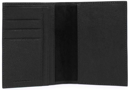 Обложка для документов унисекс Piquadro Black Square PP1660B3/N черный натур.кожа