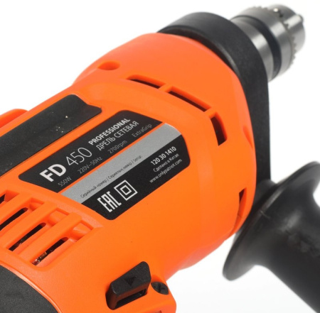 Дрель безударная Patriot FD 450 550Вт патрон:быстрозажимной реверс (120301410)