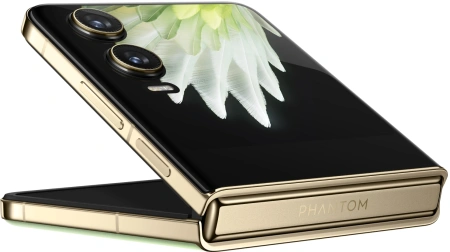 Смартфон Tecno AE11 Phantom V Flip2 5G 256Gb 8Gb зеленый раскладной 3G 4G 2Sim 6.9" 1080x2640 Android 14 50Mpix 802.11 a/b/g/n/ac/ax NFC GPS GSM900/1800 GSM1900 TouchSc Protect FM A-GPS