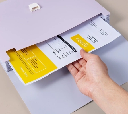 Папка-портфель Deli Colorful EF613 13 отдел. A4 полипропилен ассорти