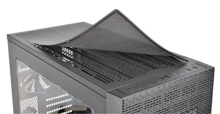 Корпус Thermaltake Core X71 TG черный без БП ATX 2xUSB2.0 2xUSB3.0 audio bott PSU