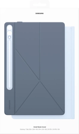 Чехол Samsung для Samsung Galaxy Tab S9+/S9 FE+ EF-BX810PLEGRU поликарбонат/полиуретан голубой