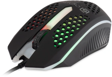 Клавиатура + мышь Оклик 400GMK клав:черный мышь:черный USB LED (1546779)