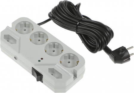 Сетевой фильтр Most СHV 5м (6 розеток) белый (коробка)