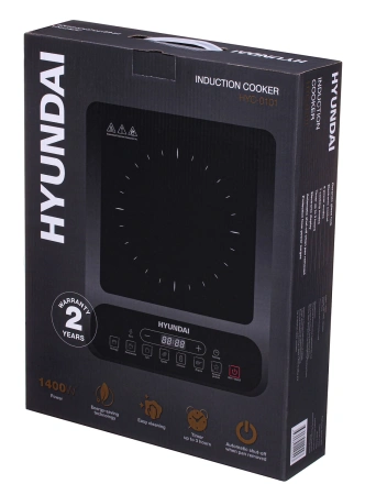 Плита Индукционная Hyundai HYC-0101 черный стеклокерамика (настольная)
