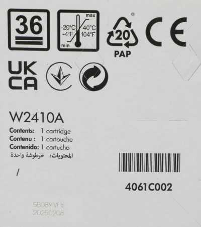 Картридж лазерный HP 216A W2410A черный (1050стр.) для HP MFP M182/M183