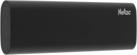Накопитель SSD Netac USB-C 2Tb NT01ZSLIM-002T-32BK Z Slim 1.8" черный