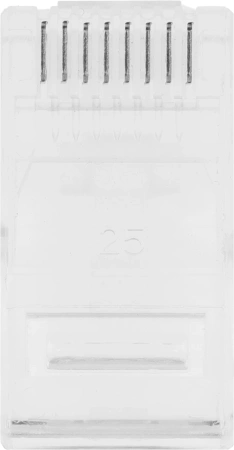 Коннектор Premier (6-008) кат.5e RJ45 прозрачный