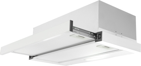 Вытяжка встраиваемая Hyundai HBH 6230 W белый управление: кулисные переключатели (1 мотор)