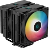 Устройство охлаждения(кулер) Deepcool AG620 Digital Bk ARGB Soc-AM5/AM4/1151/1200/2066/1700 4-pin 29