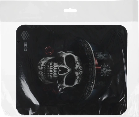 Коврик для мыши Cactus Scull 250x250x3мм (CS-MP-D05S)