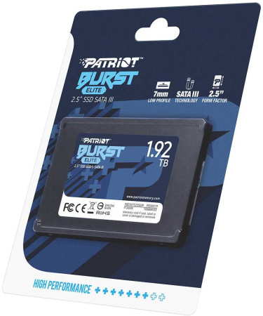 Накопитель SSD Patriot SATA III 1.92Tb PBE192TS25SSDR Burst Elite 2.5"