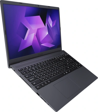 Ноутбук Kvadra Nau LE15T Core i5 1235U 8Gb SSD256Gb Intel UHD Graphics 15.6" FHD (1920x1080) noOS dk.grey WiFi BT Cam (Y22L02P01101R_3A98DE)