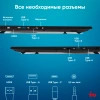 Ноутбук IRU Planio 14ING N100 8Gb SSD256Gb Intel Iris Xe graphics 14" IPS FHD (1920x1080) Free DOS black 6000mAh (2058902)