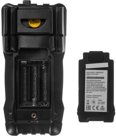 Мультиметр IEK ARMA2L 5 DM1A цифровой черный (A2L5-DM11-01)